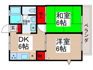 グランディールセゾンの物件間取画像